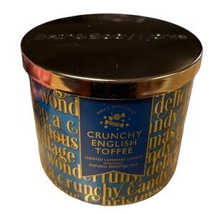 Bath & Body Works Crunchy English Toffee 3-Wick Candle